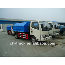Dongfeng 4000L waste truck with mobile waste bucket